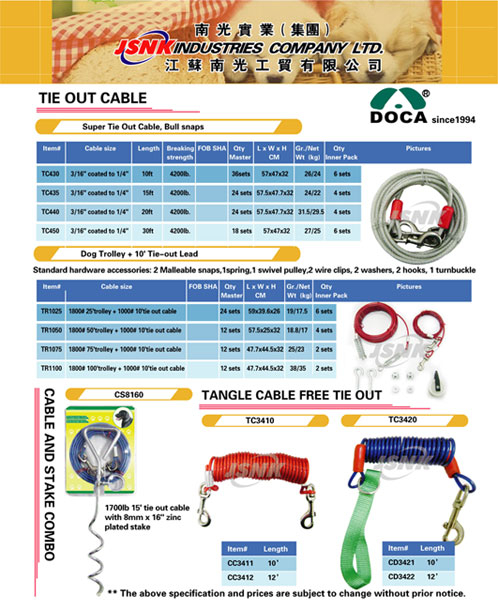 Tie Out Cable -2